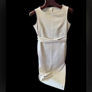 Elegant Mahee Gray Sleeveless long Dress never used size M